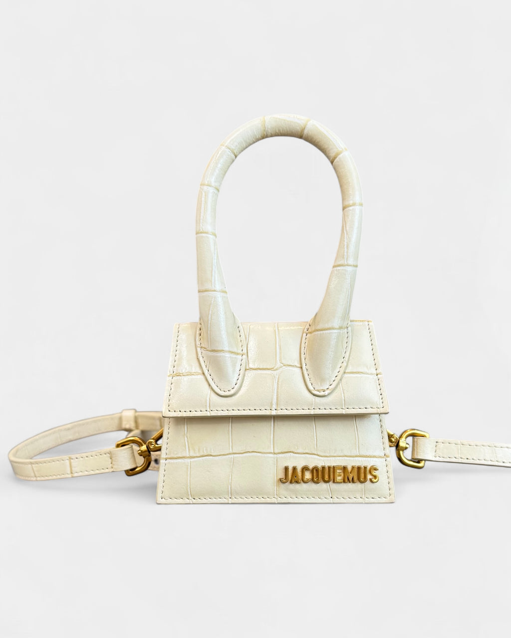 Jacquemus Cream White Mini Handbag