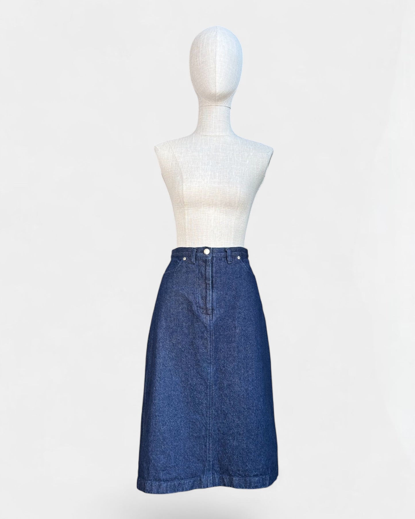 Betina Lou Blue Denim Skirt, S