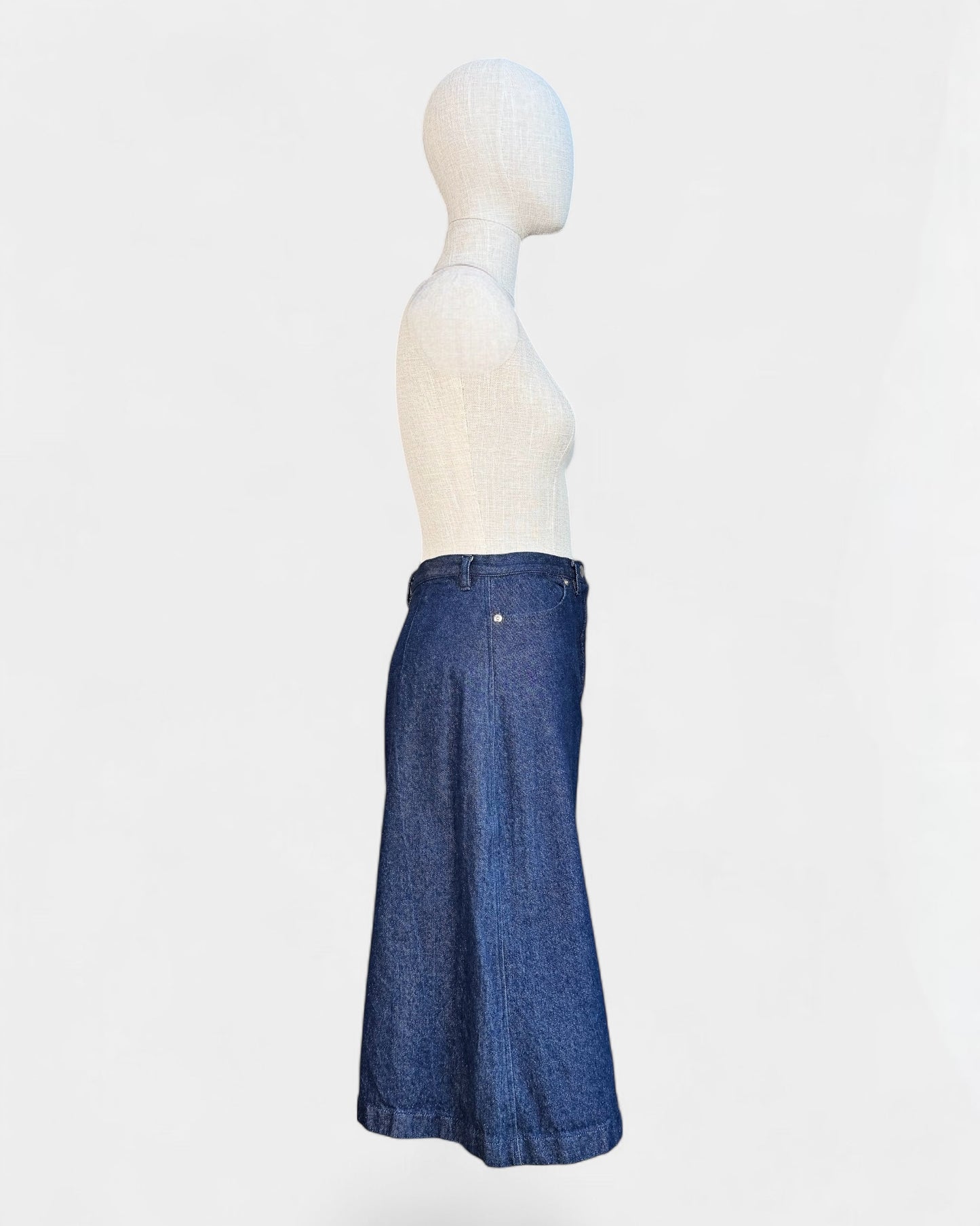 Betina Lou Blue Denim Skirt, S