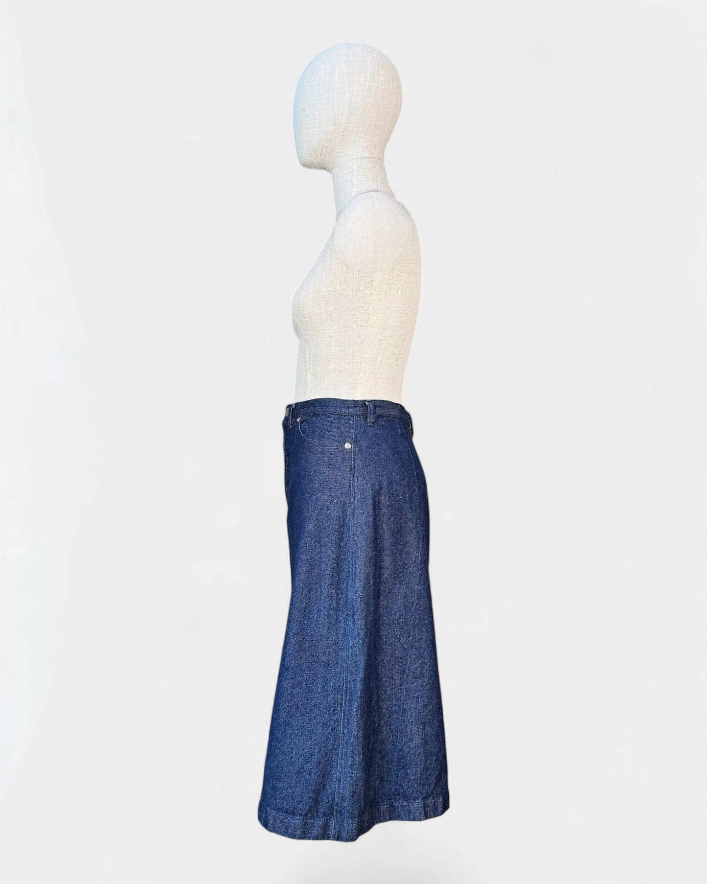 Betina Lou Blue Denim Skirt, S