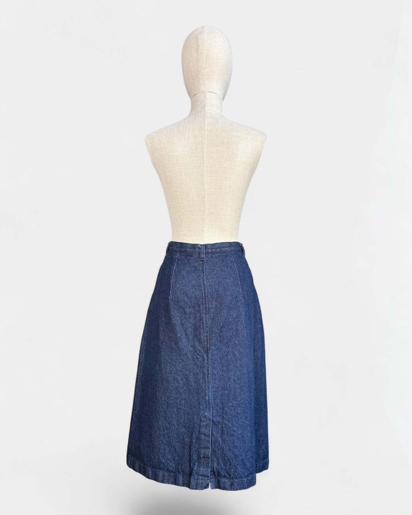 Betina Lou Blue Denim Skirt, S