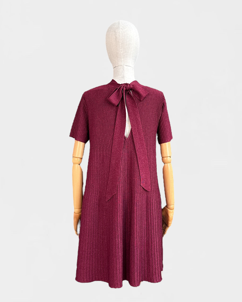 Sézane shiny knit dress, S