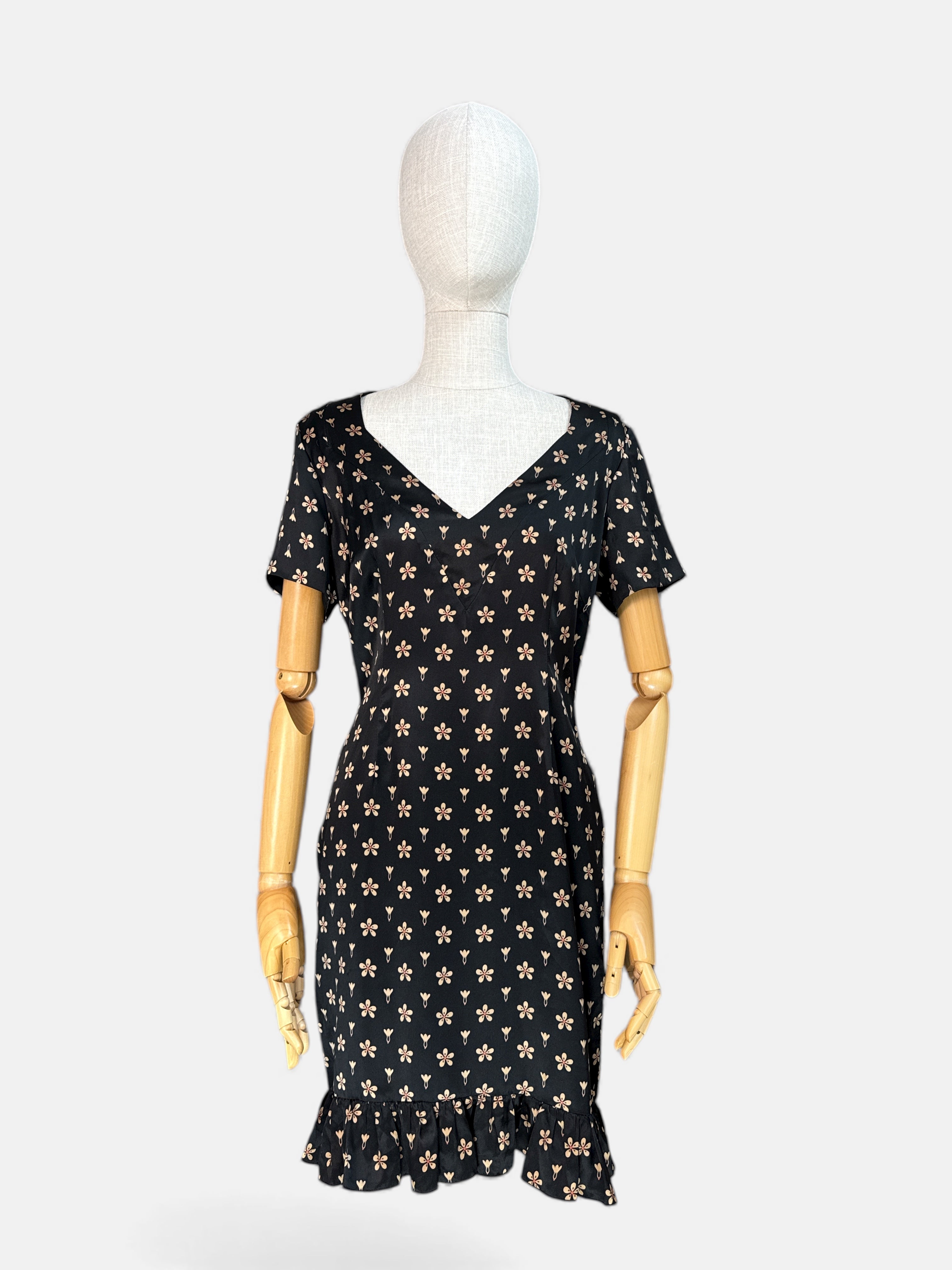 Kopa silk floral dress, size S