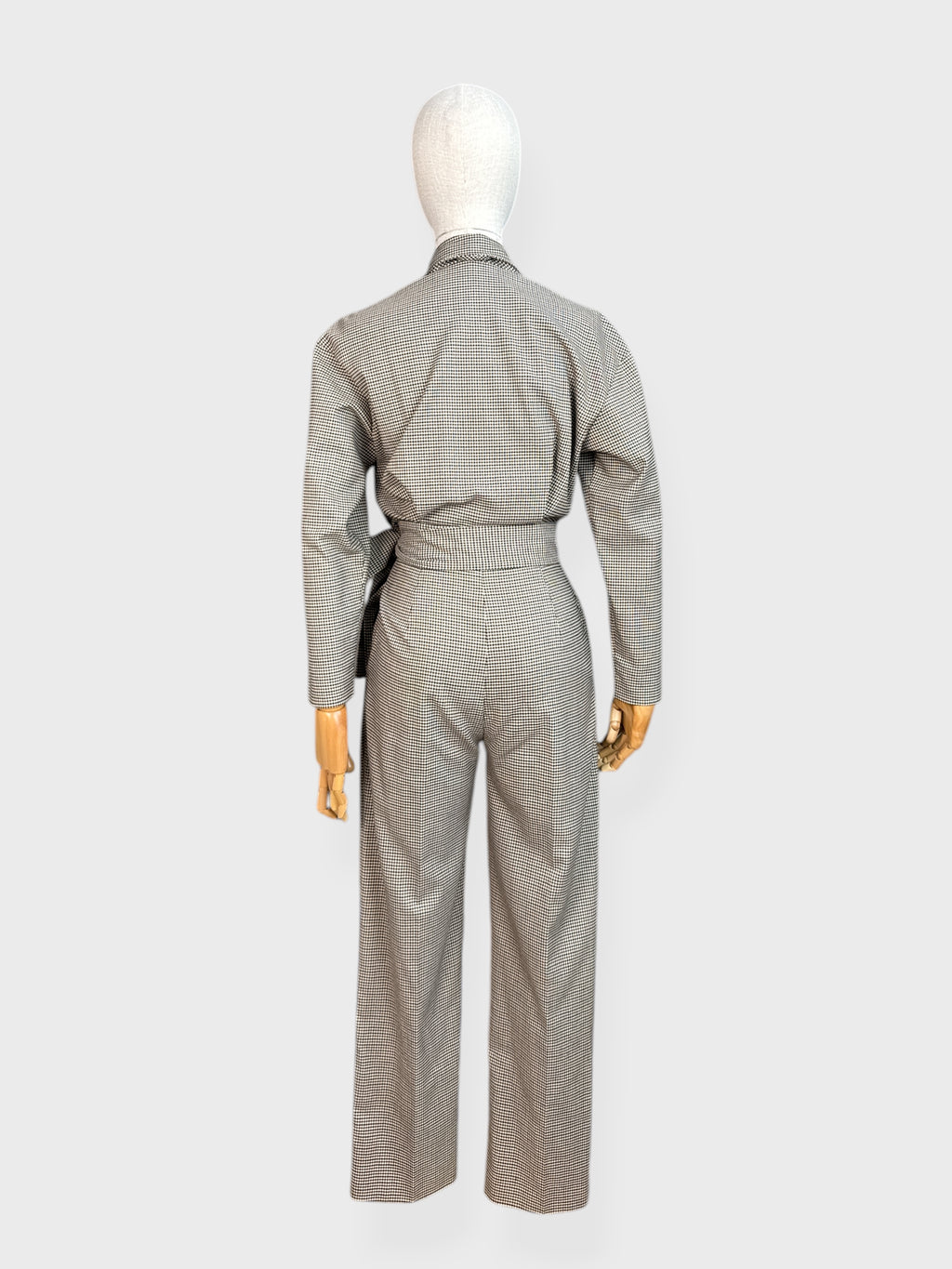 Maje Brown Houndstooth Suit Jacket, 34