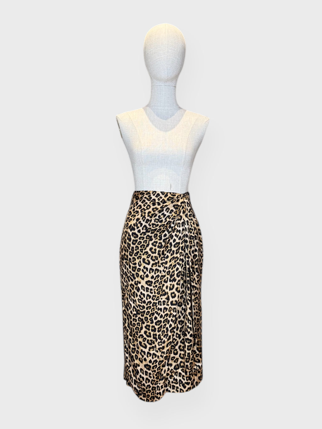 Twinset Brown Leopard Skirt, 40