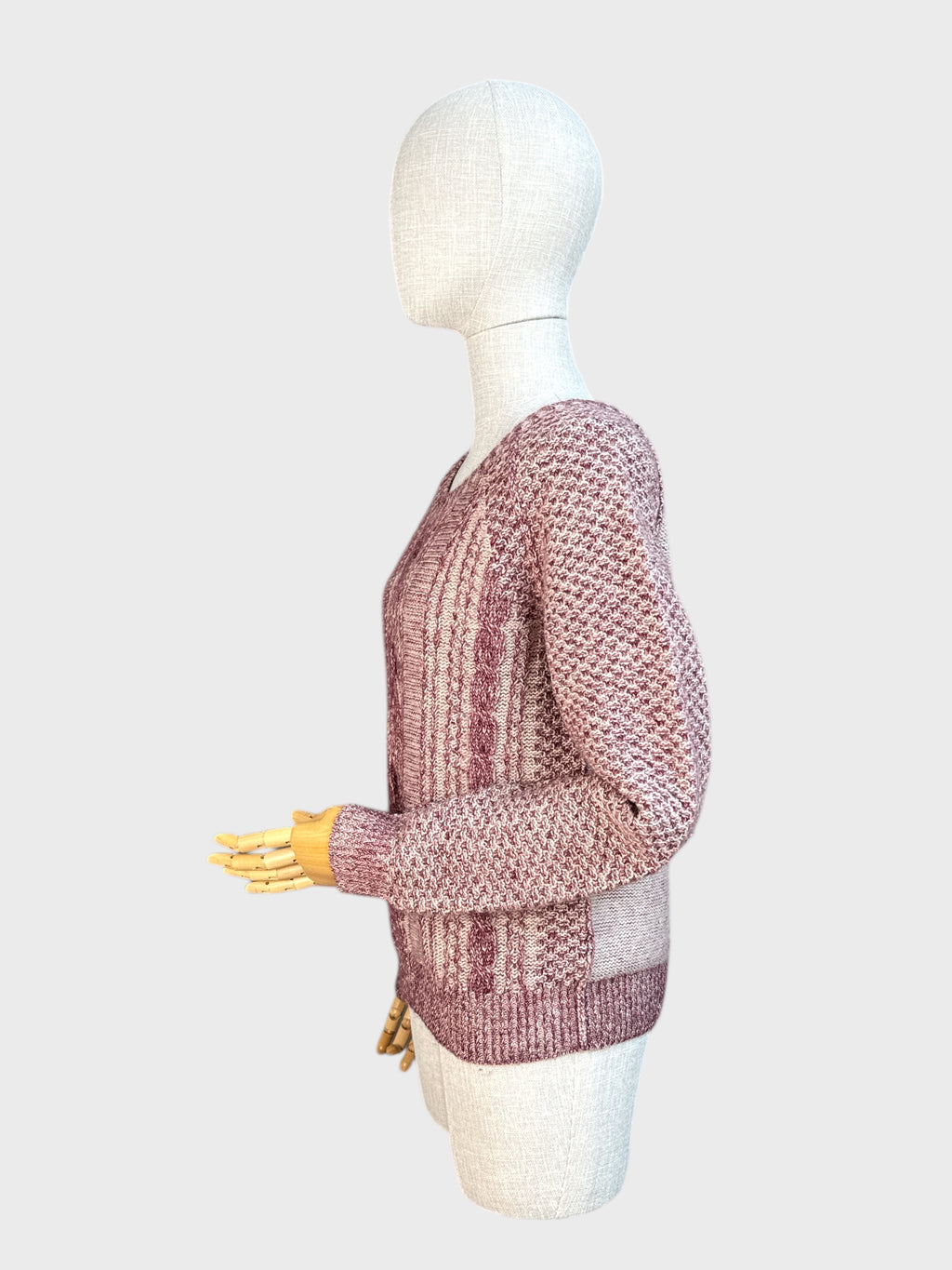 White/Red All Saints Knit Sweater