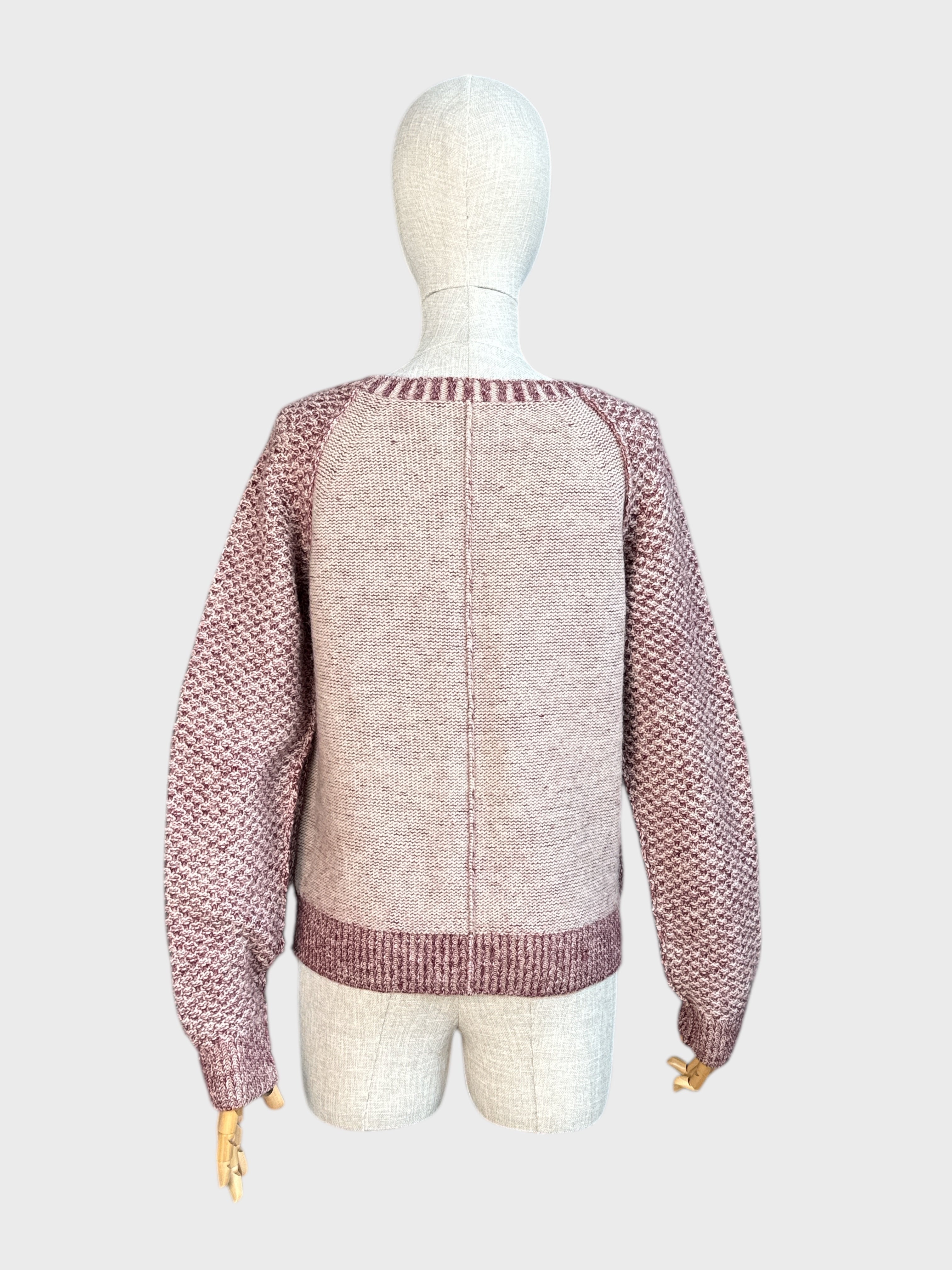 White/Red All Saints Knit Sweater