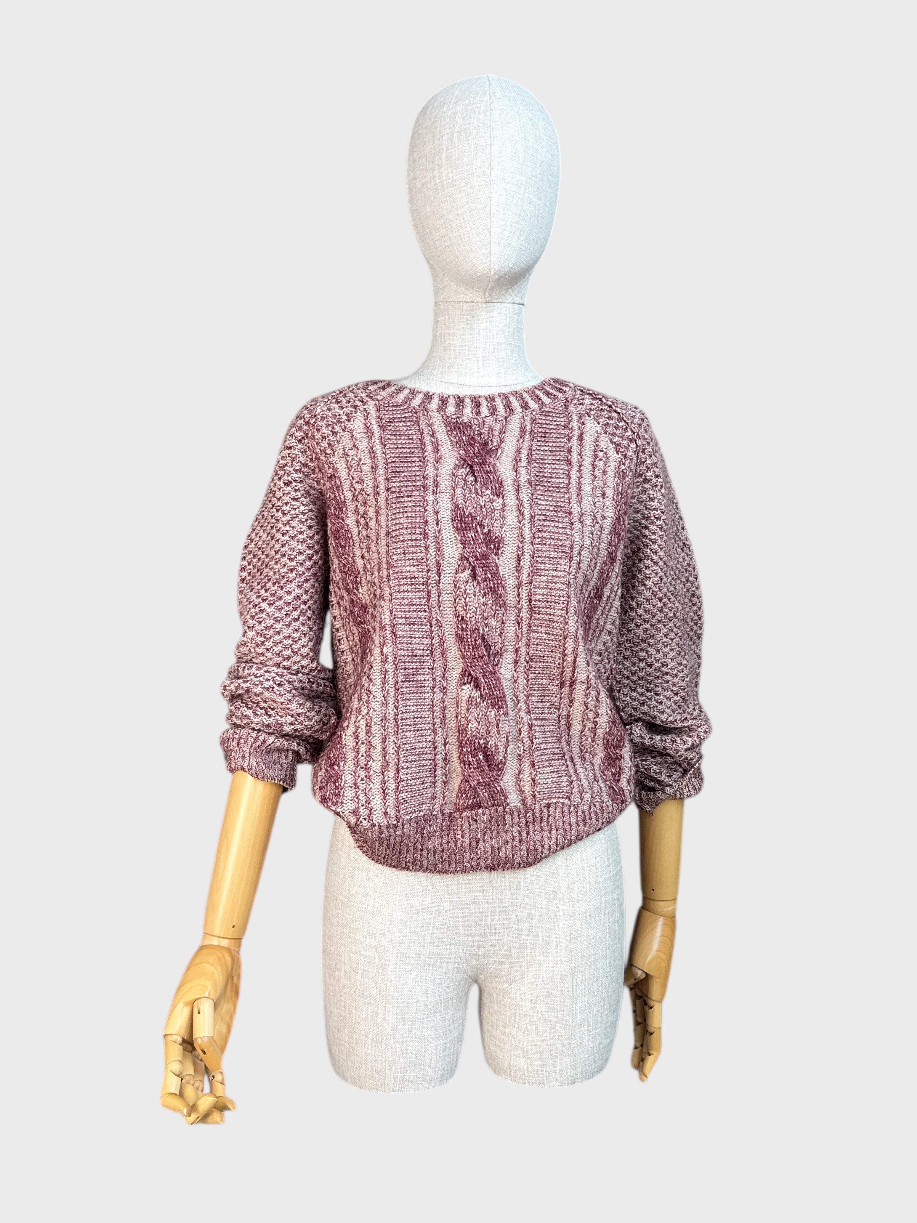 White/Red All Saints Knit Sweater