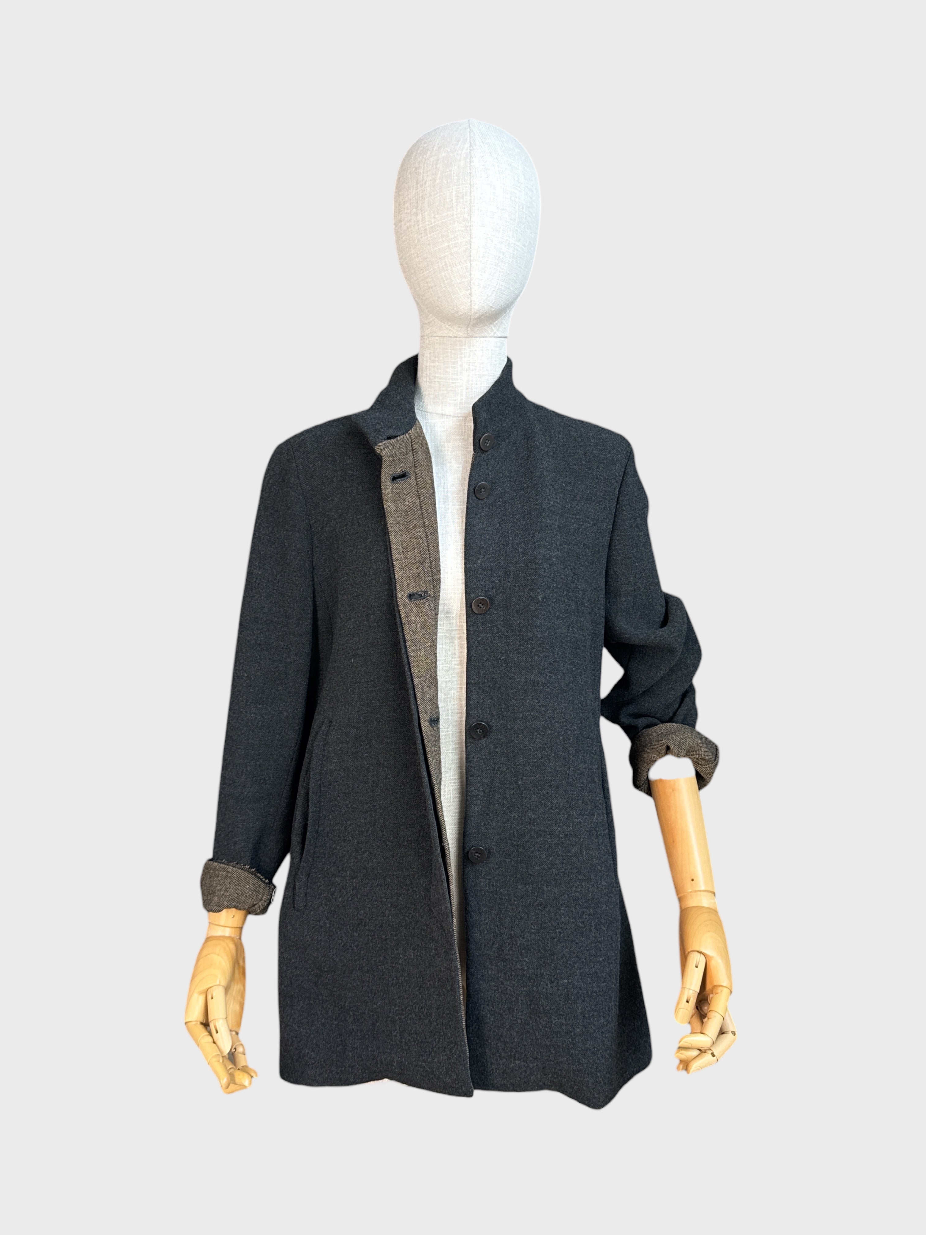 Giorgio Armani Gray Coat, 8