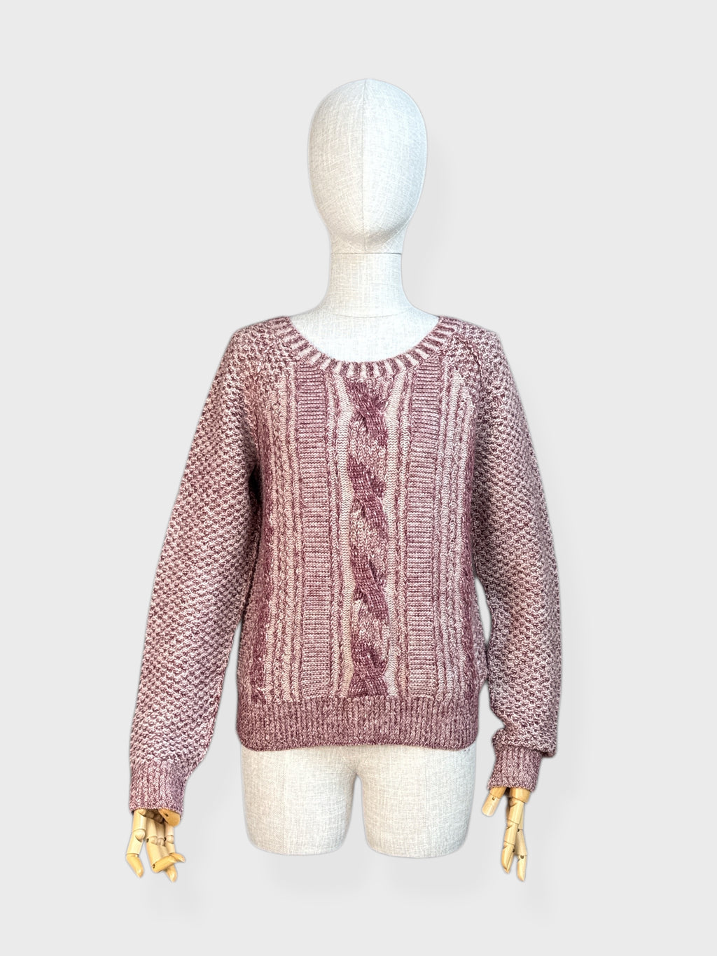 White/Red All Saints Knit Sweater