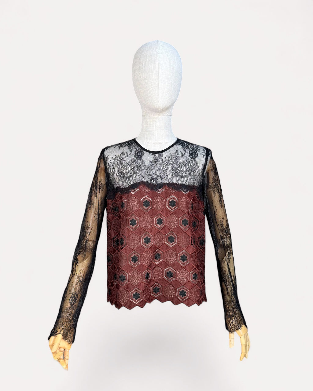 Sandro lace blouse, size 2