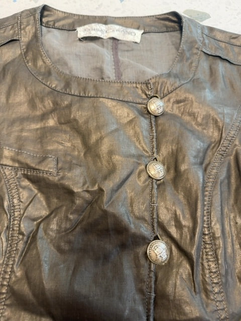 Veste asymétrique Khaki Luisa Cerano , M