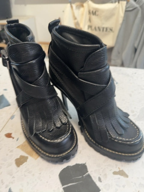 Bottillons talons Noir Tory burch , 6