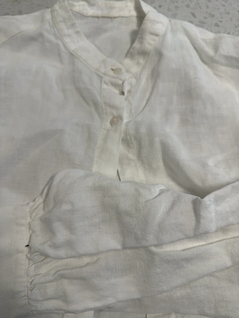 Chemise 100% lin Blanc  , M