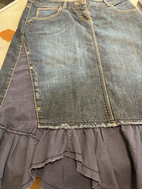 Jupe vintage Bleue Mexx , M