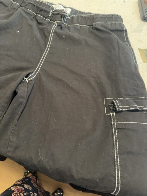 Cargo cotton Black Gogo jeans, M