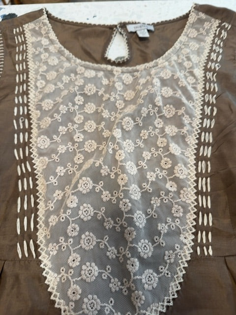 Cami 100% soie Marron Tristan , L