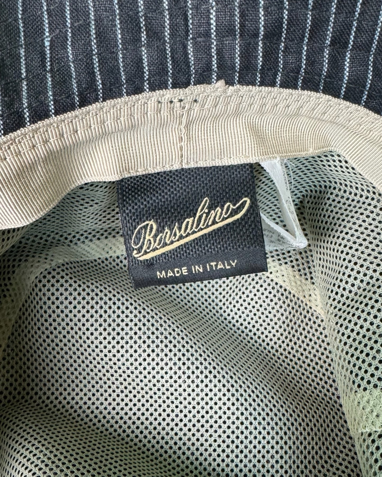 Bucket hat linen Borsalino